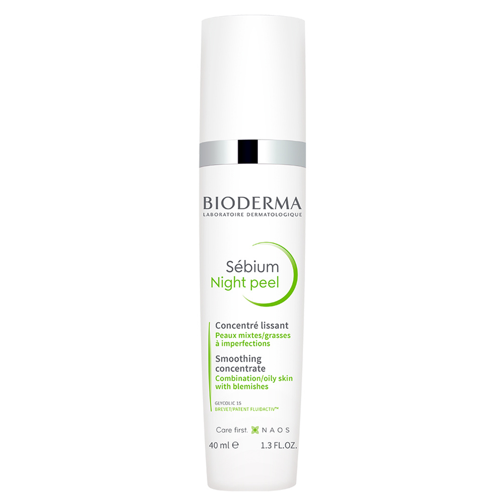 Bioderma SEBIUM NIGHT PEEL Soin anti-acnée, peau grasse, imperfections