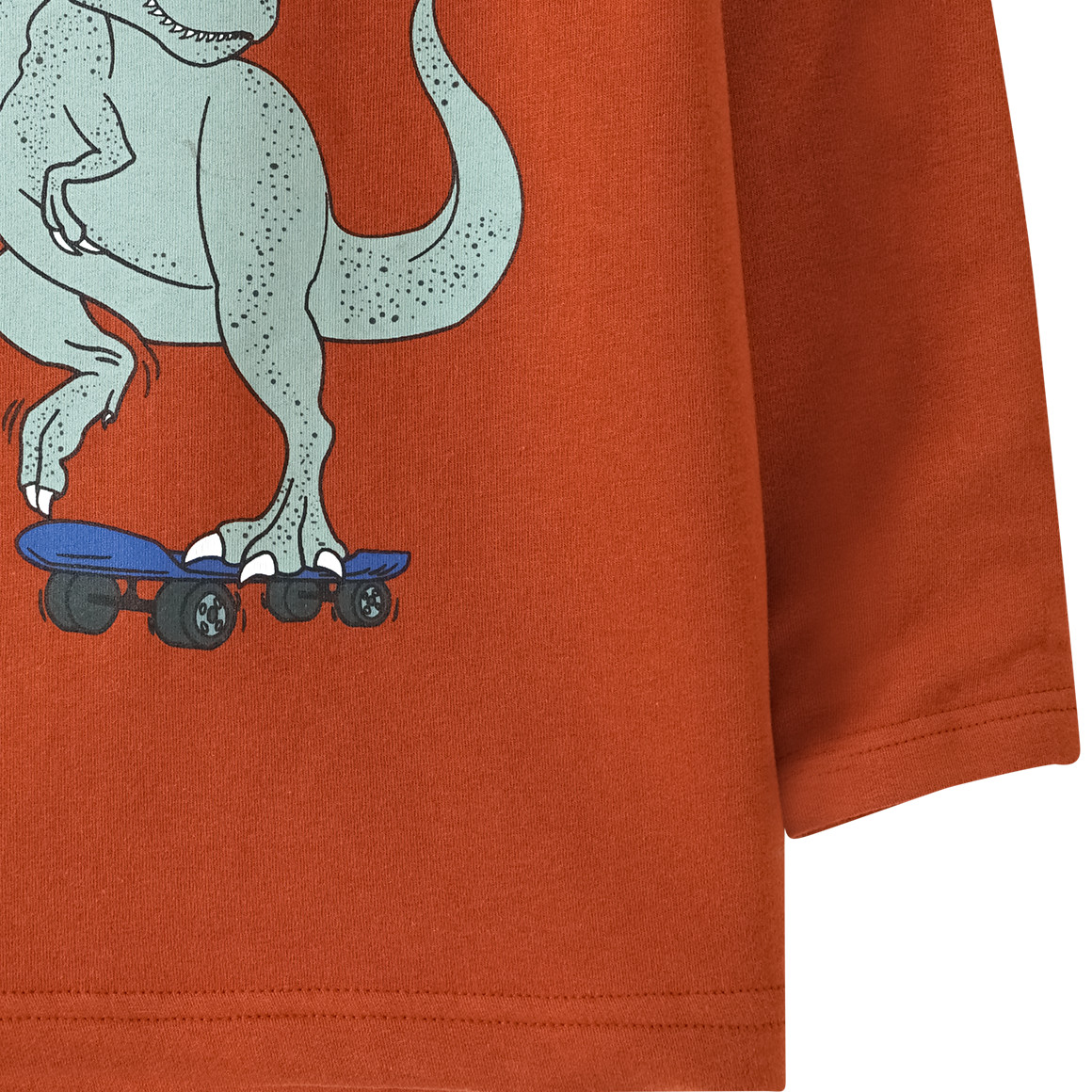 Jungen Langarmshirt mit Dino-Motiv