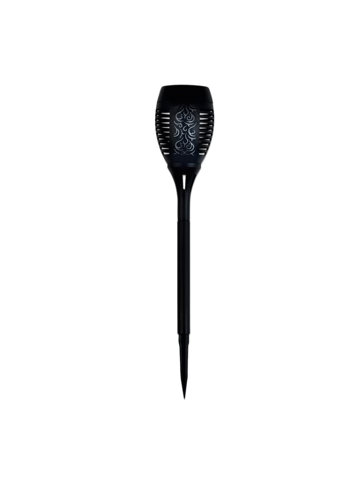 EASYmaxx Solar Fackel mit LED-Flammeneffekt - schwarz  Garten Deko günstig kaufen onesize