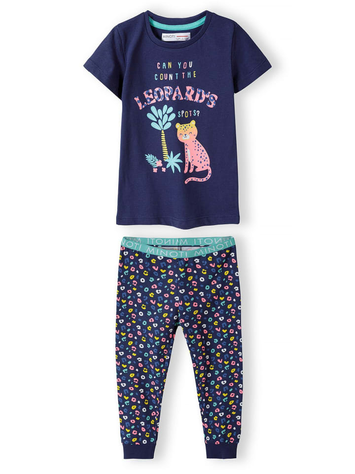 Minoti 2tlg. Outfit: Pyjama TG PYJ 27 in blau günstig kaufen