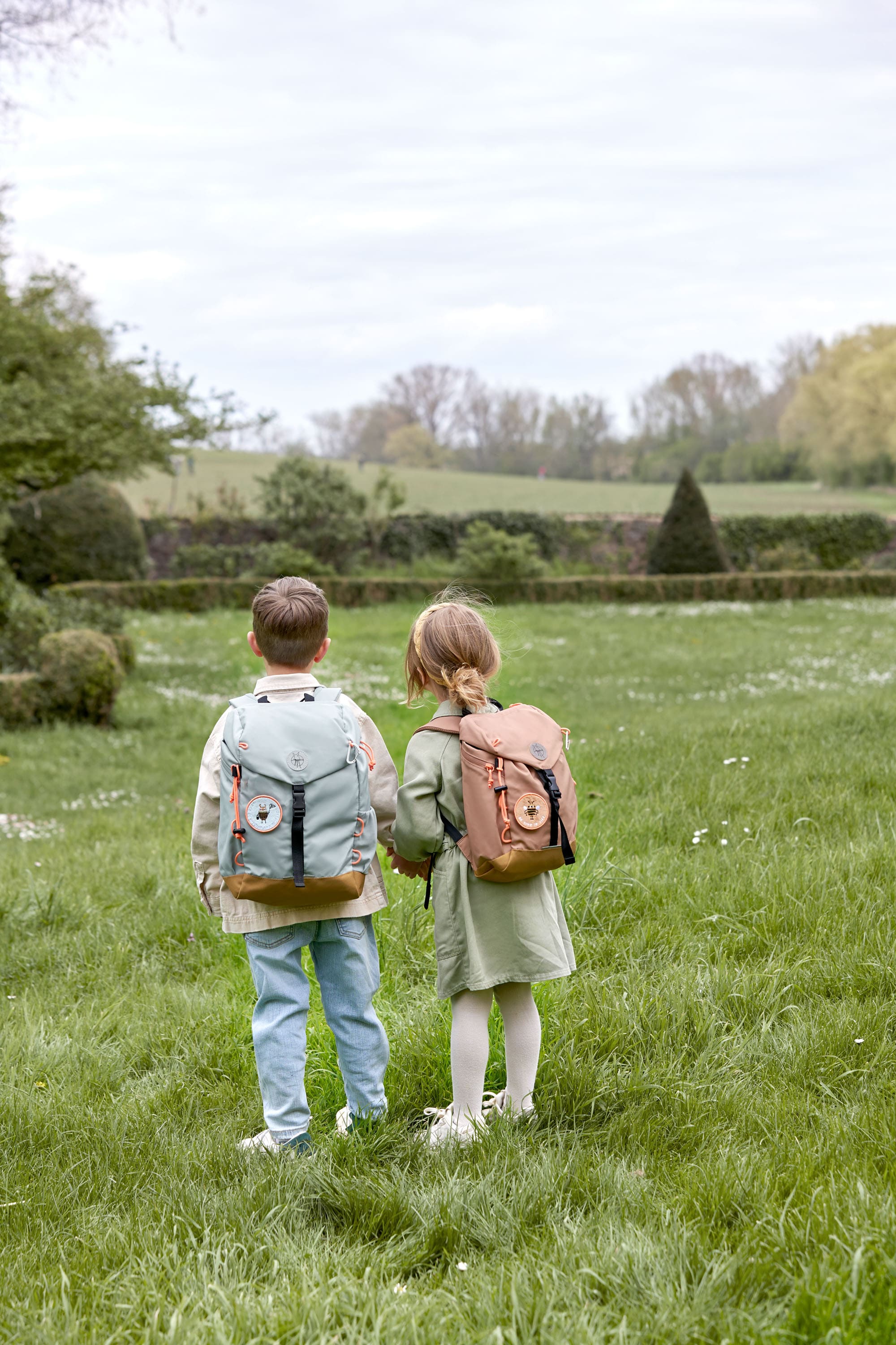 Wanderrucksack Kinder 14L - Nature, Hellblau