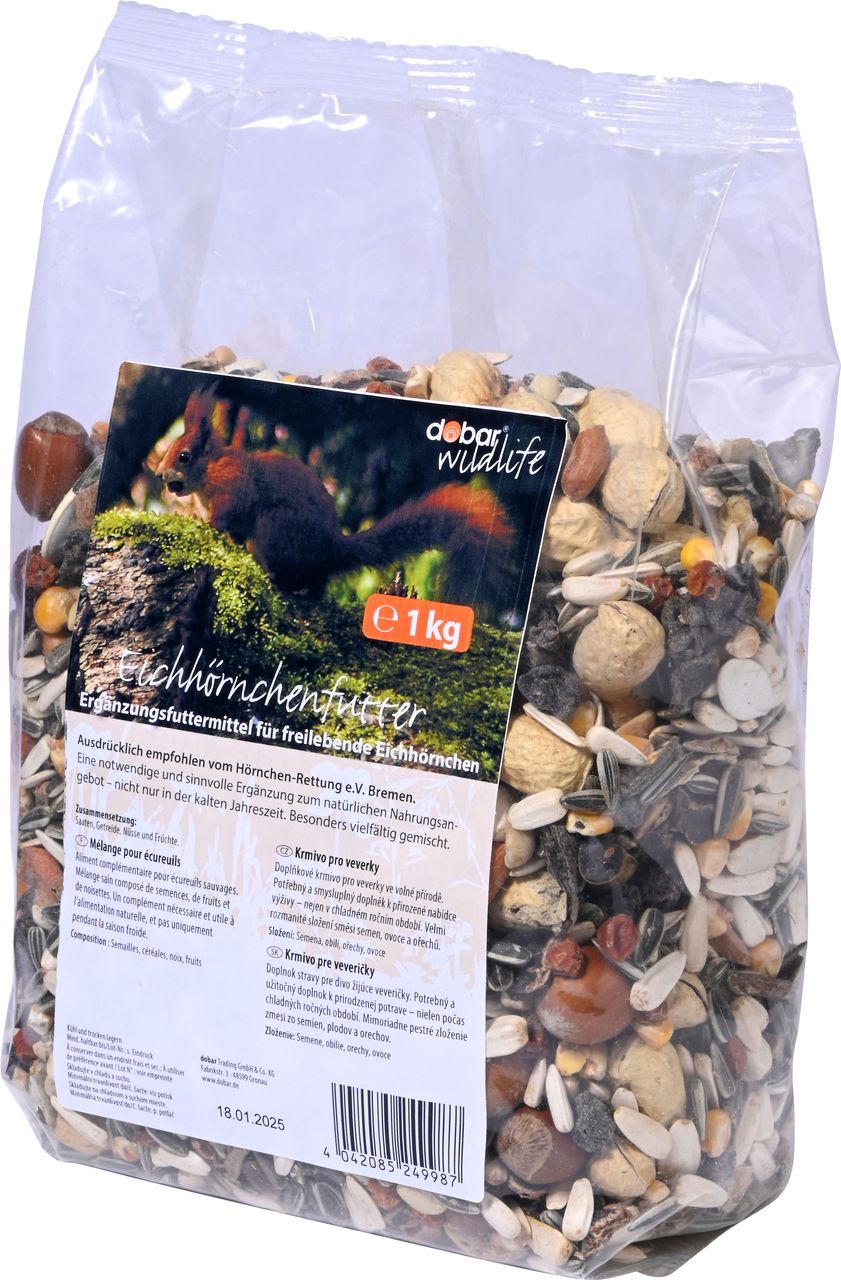 dobar Eichhoernchenfutter 6 Beutel a 1kg