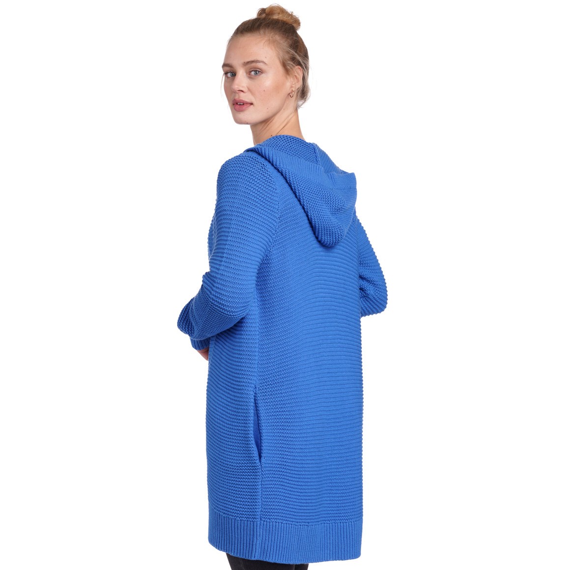 Damen Strickjacke mit Kapuze