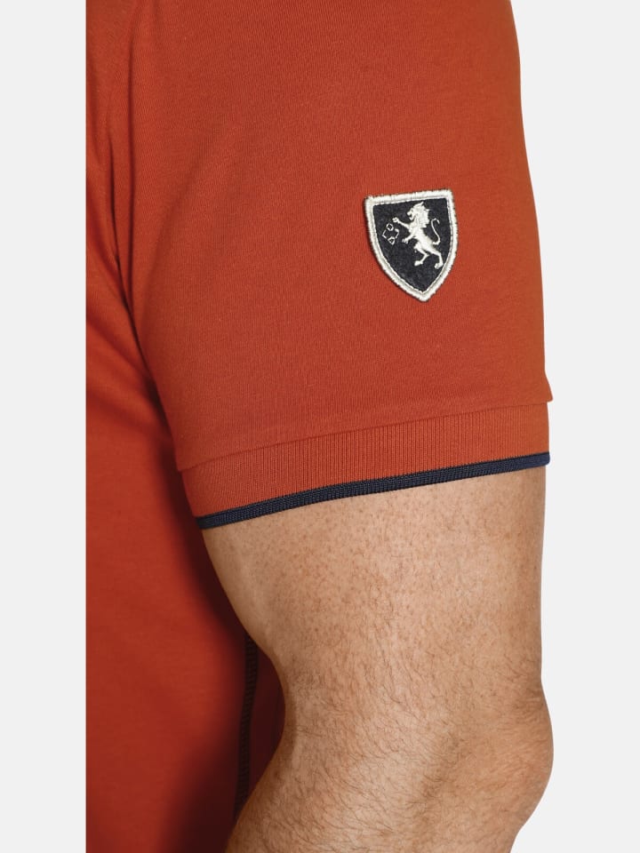 Charles Colby T-Shirt EARL PATON in orange günstig kaufen