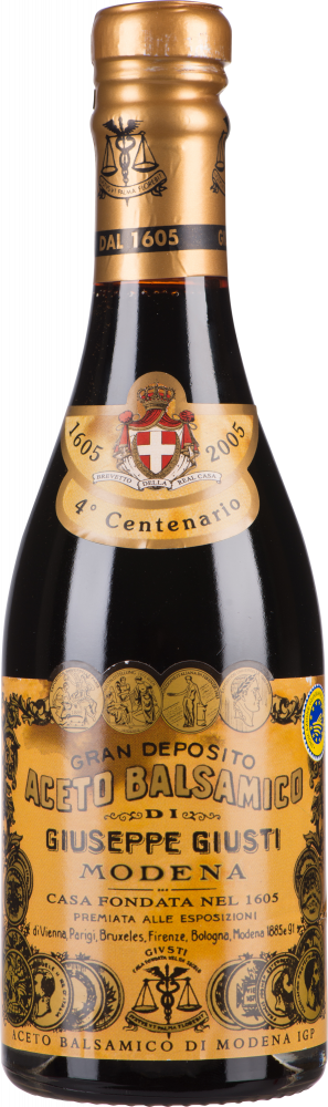Giuseppe Giusti Aceto Balsamico di Modena Quarto Centenario 0,25 Liter im Geschenkkarton