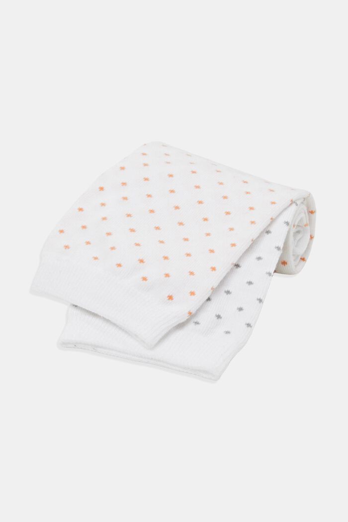2er-Set Socken mit Polka Dots, Bio-Baumwolle