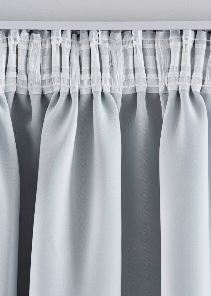 Verdunkelungsvorhang mit recyceltem Polyester (1er Pack)