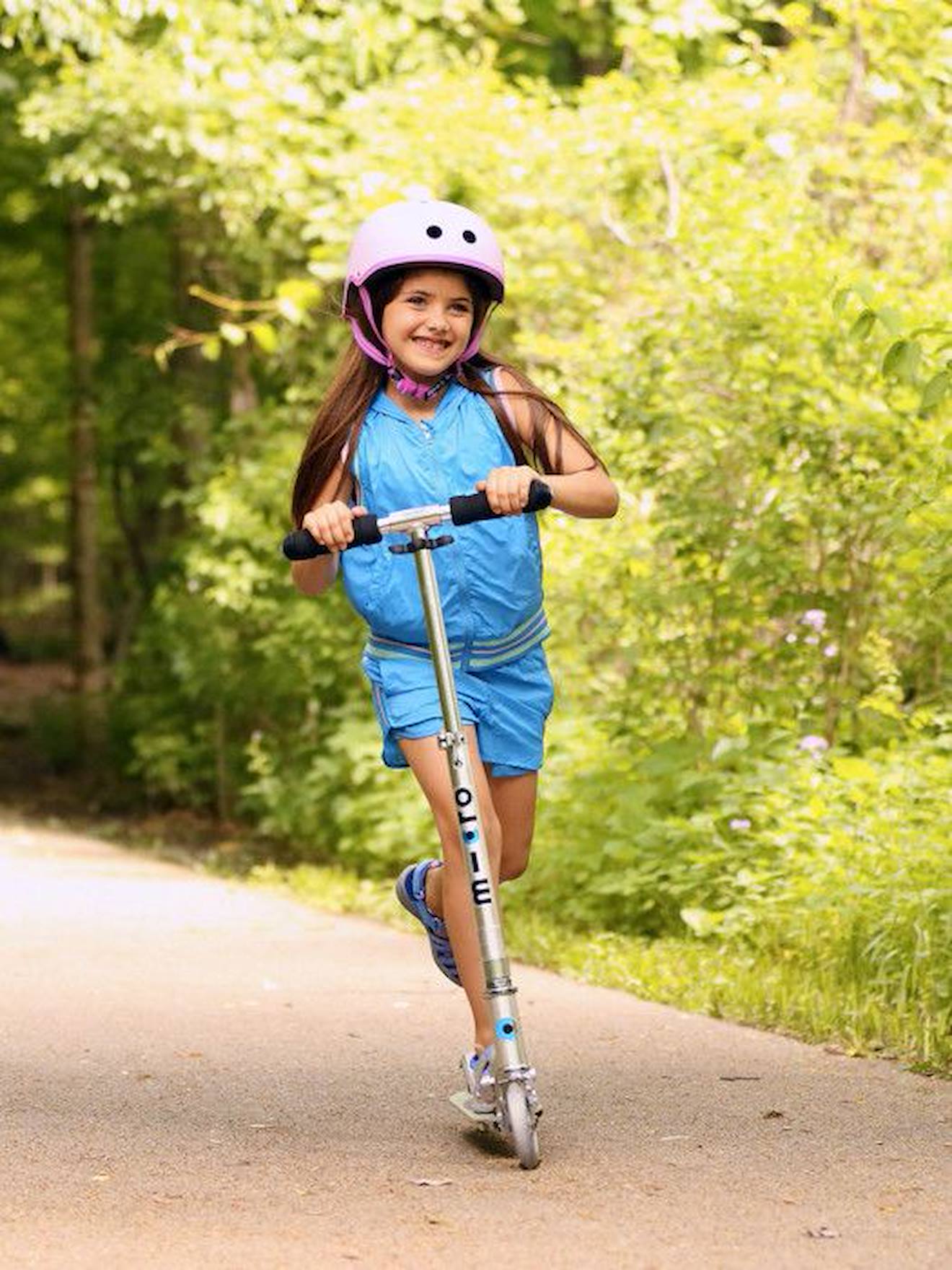 Trottinette 2 roues pliable Enfant – Micro Sprite Aluminuim gris