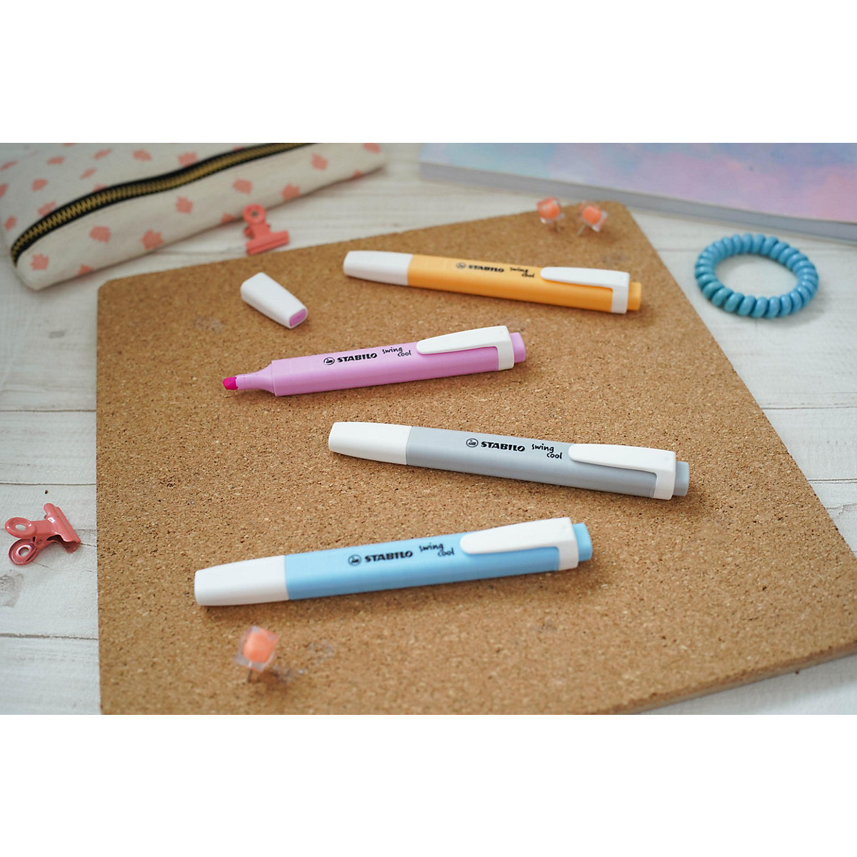 Textmarker swing cool Pastel, 8 Farben