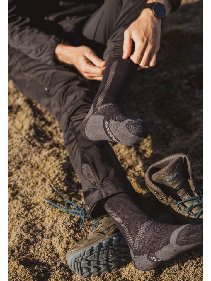 DANISH ENDURANCE Socken Hiking Classic in black/light grey/dark grey günstig kaufen