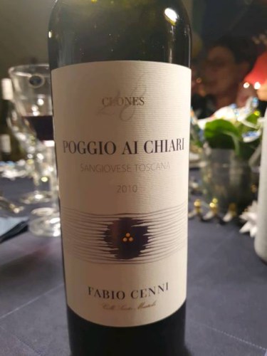 Colle Santa Mustiola 28 Clones Poggio Ai Chiari Sangiovese Toscana 2010