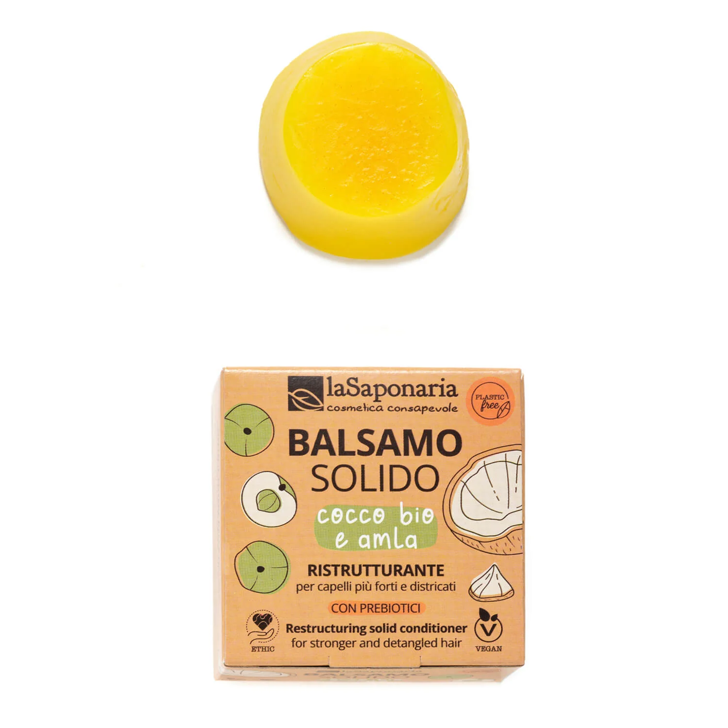 Acondicionador sólido reestructurante y nutritivo para cabello y cuero cabelludo - Acondicionador fortalecedor para el cabello
