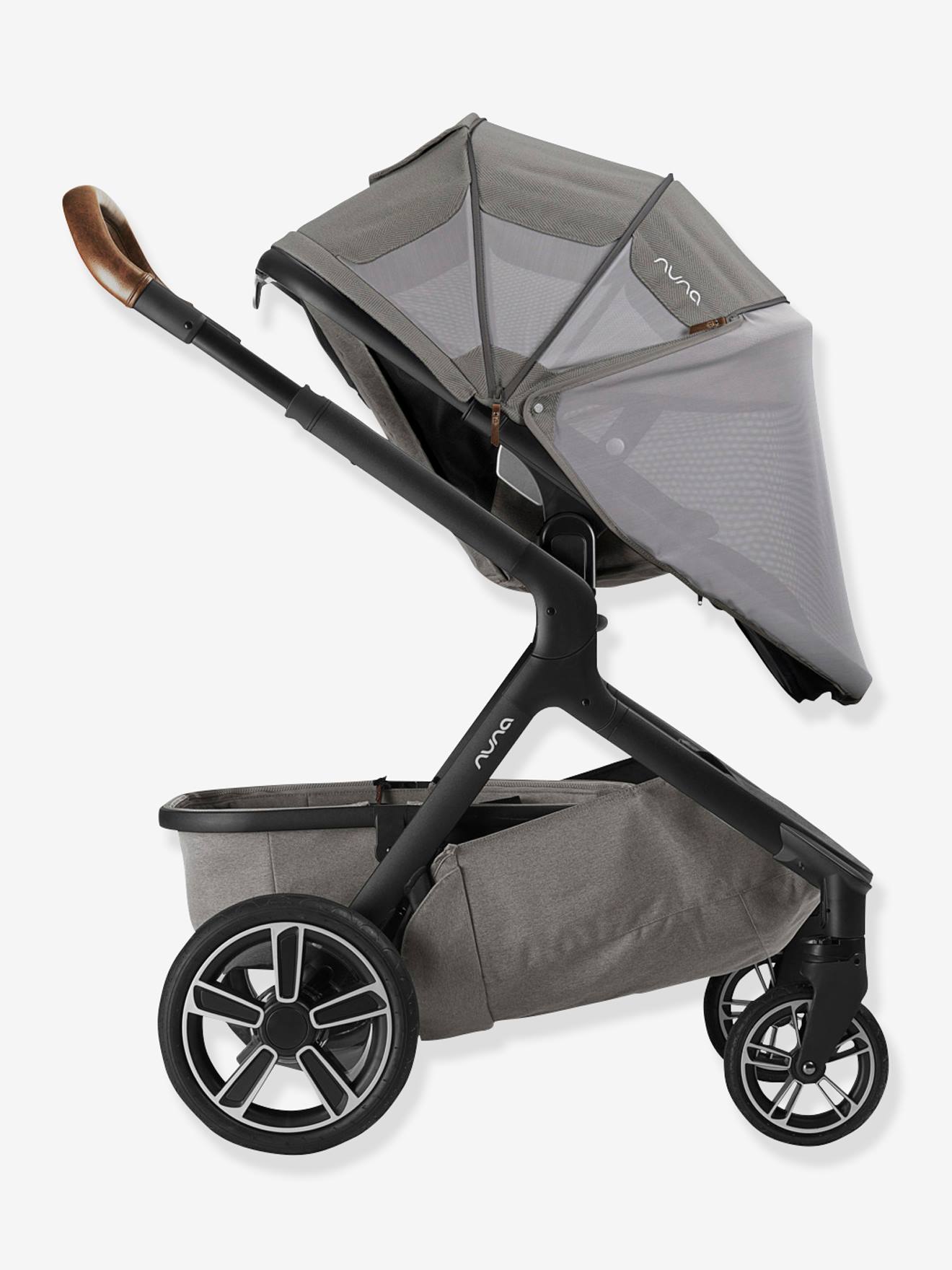 Poussette NUNA Demi Grow gris foncé (oxford)