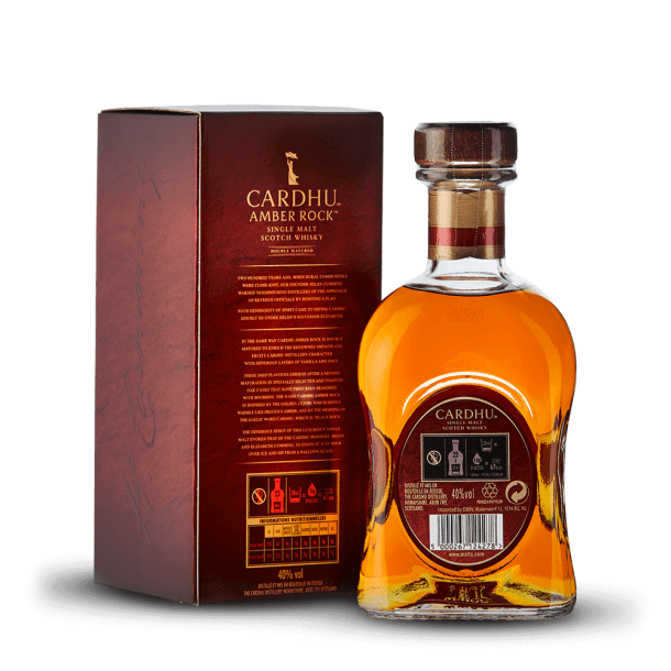 Cardhu Amber Rock 40% + étui