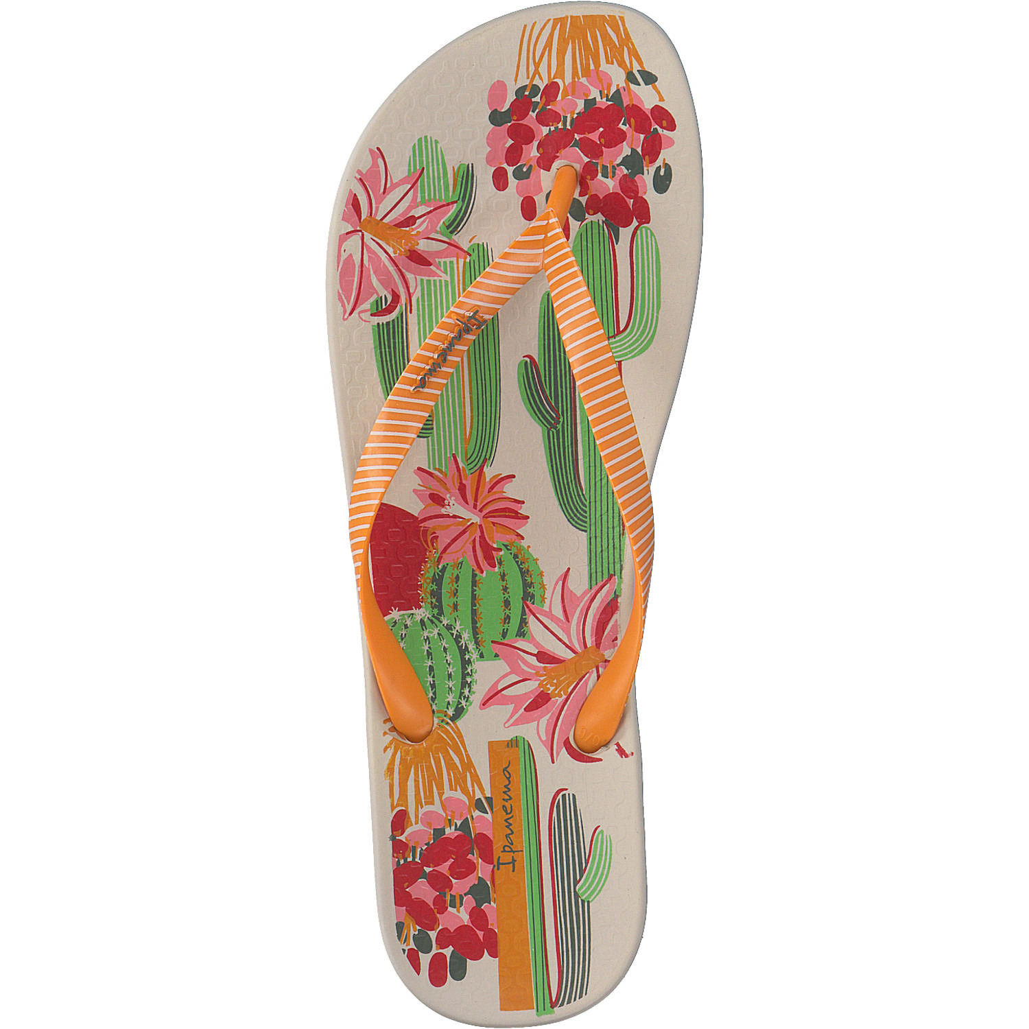 Ipanema Anat Cactus Fem 83326, Zehentrenner, Damen, beige/orange/green