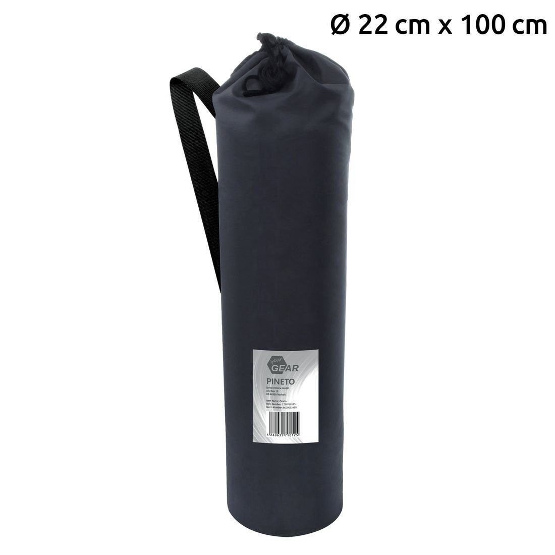 yourGEAR Faltstuhl yourGEAR Campingstuhl Pineto XXL Klappstuhl Fußauflage Rückenlehne