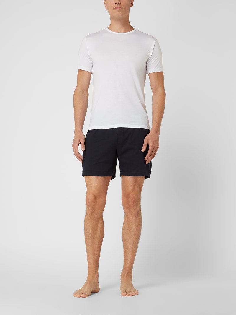 Pyjama-Hose aus Baumwolle in dunkelblau