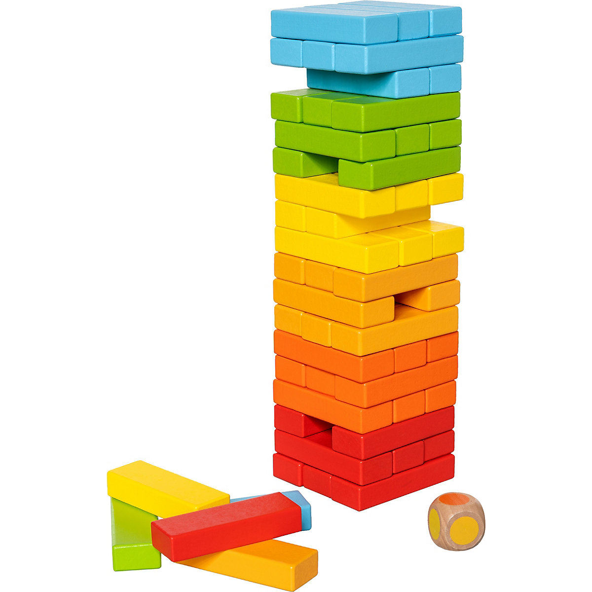 Farbspaß Wackelturm