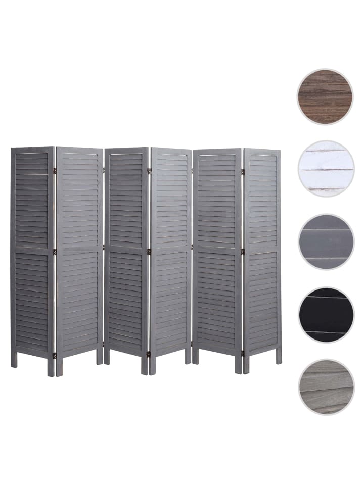 MCW Paravent G30 im Shabby-Look, Grau günstig kaufen onesize
