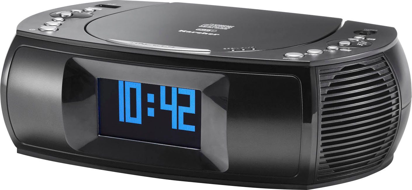Karcher UR 1309D Uhrenradio (Digitalradio (DAB), UKW mit RDS, 2 W)