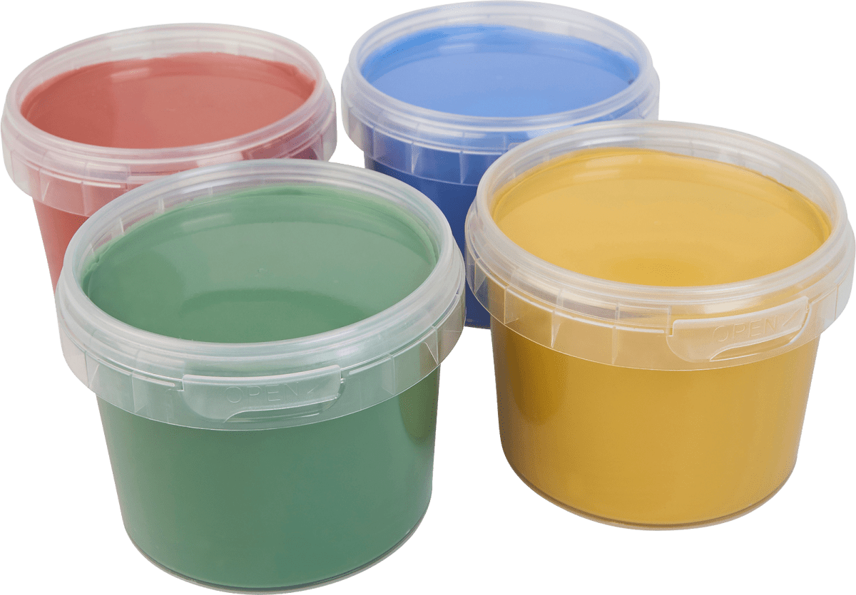 Fingermalfarbe (4 Farben), 1 St