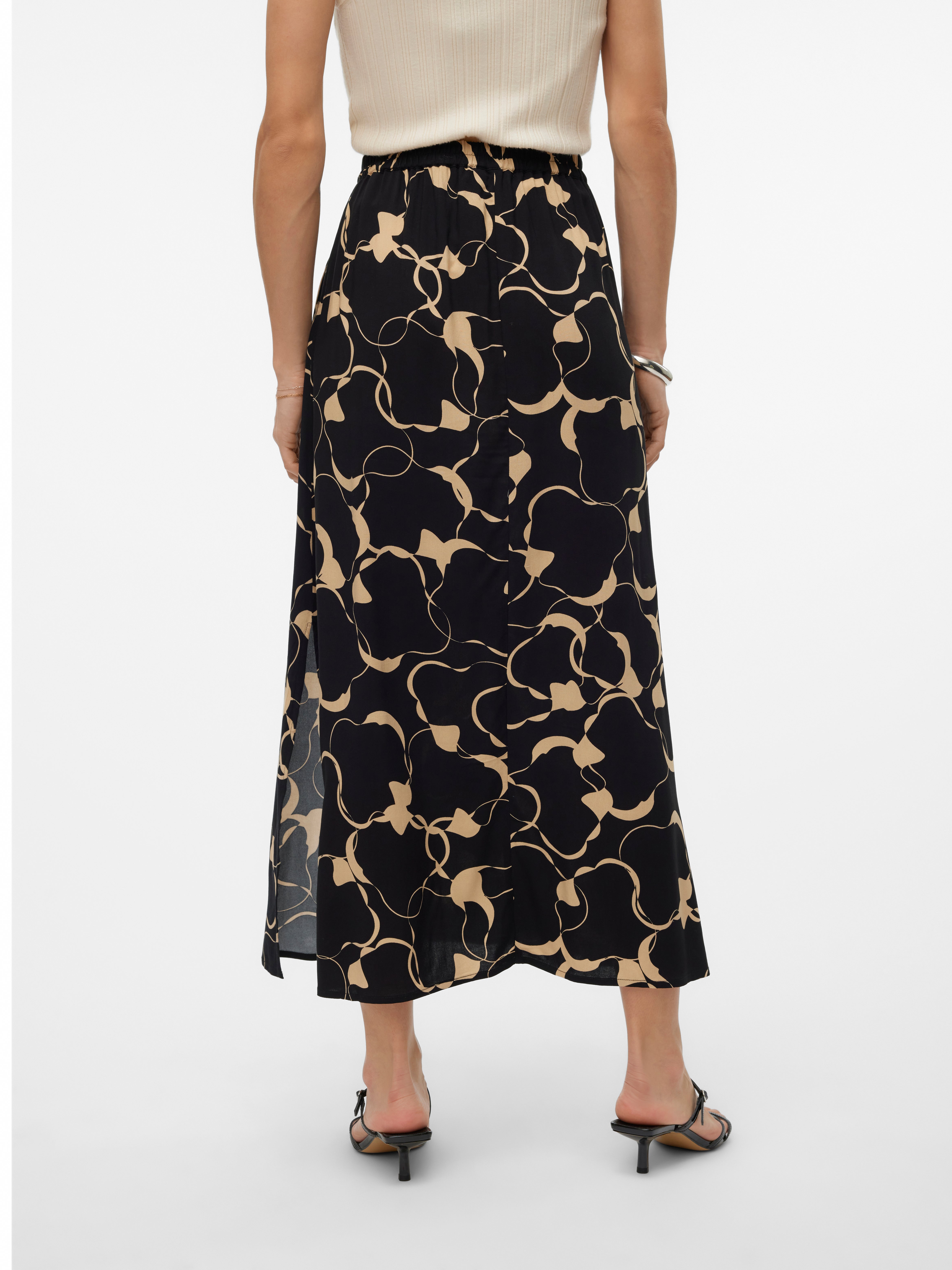 VMEASY Hohe Taille Langer Rock
