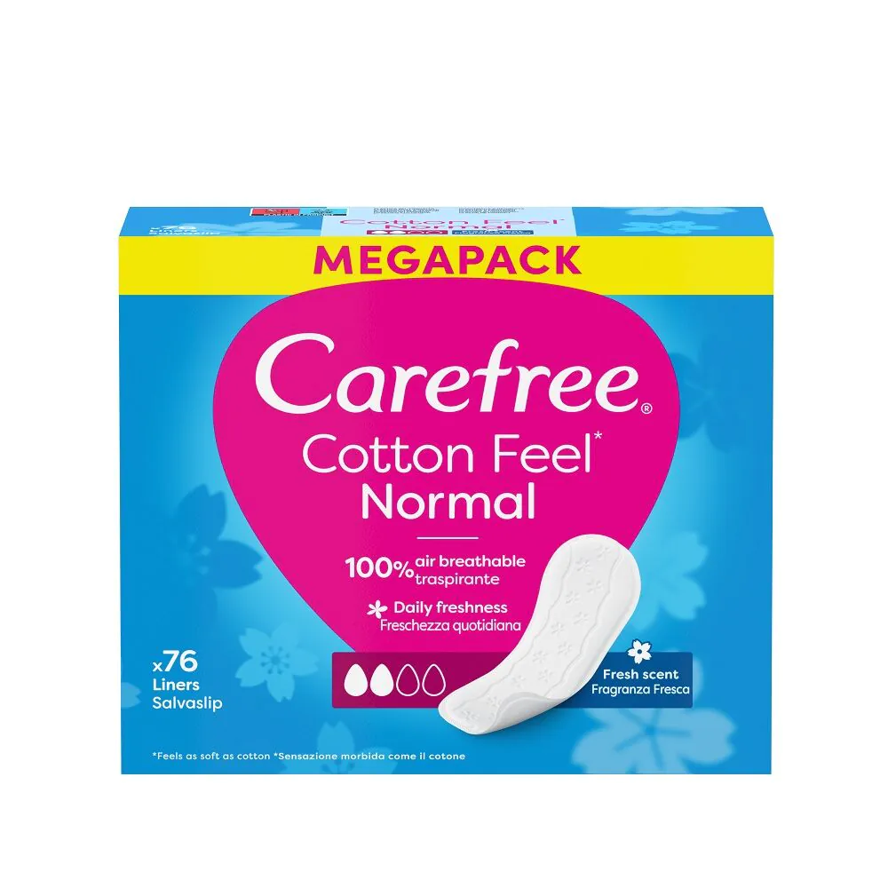 Carefree Cotton Fresh дневни улошци 76 комада