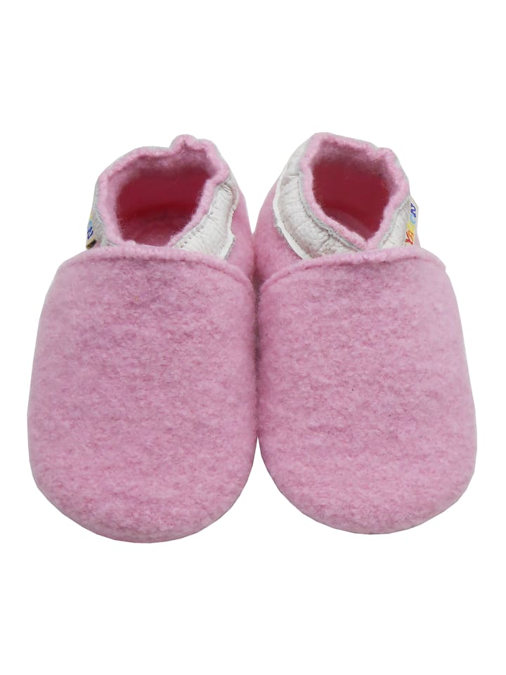 Yalion Baby Leder-Krabbelschuhe in Rosa günstig kaufen
