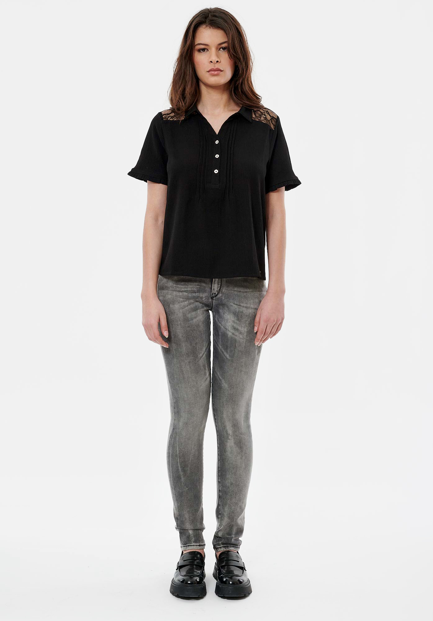 BRYZA  Blouse noire femme