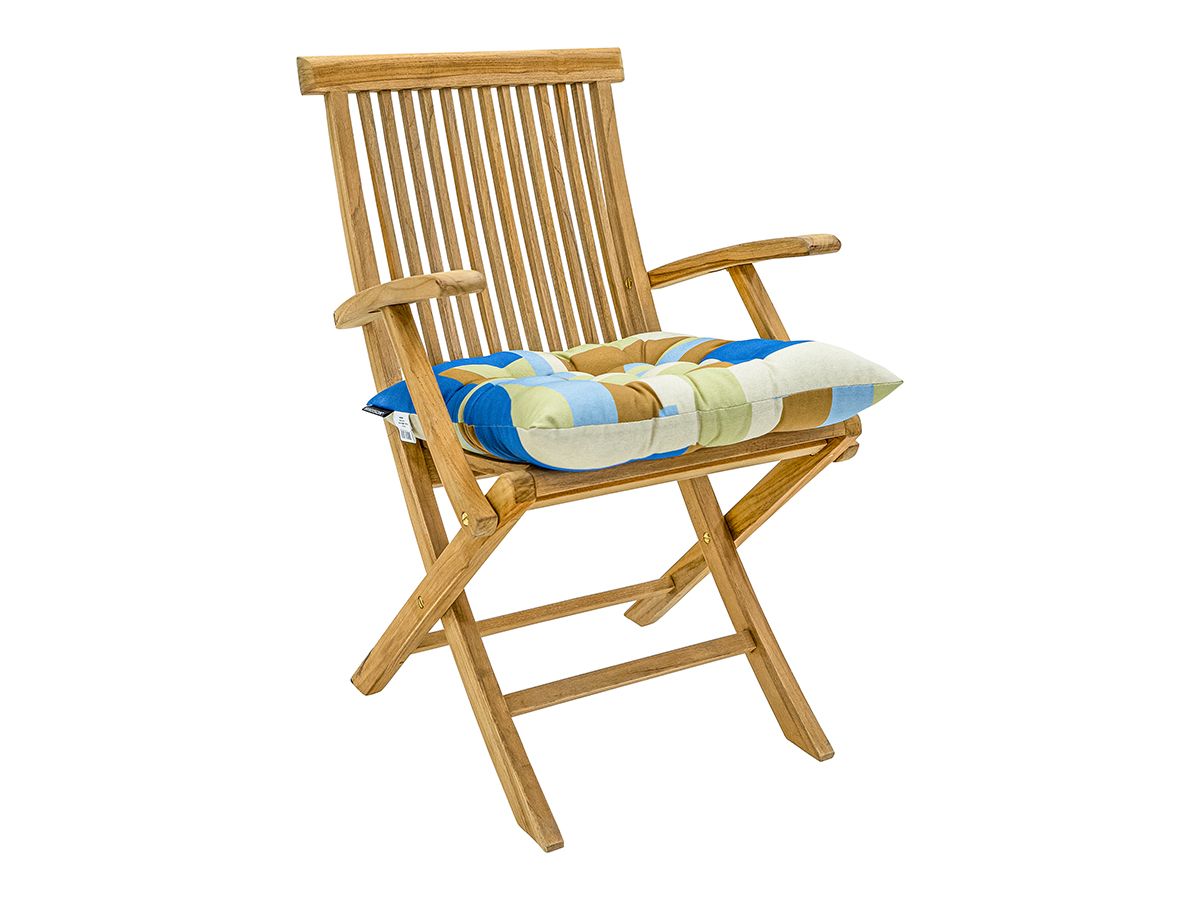 Madison Patch Azur 46 x 46 Sitzkissen