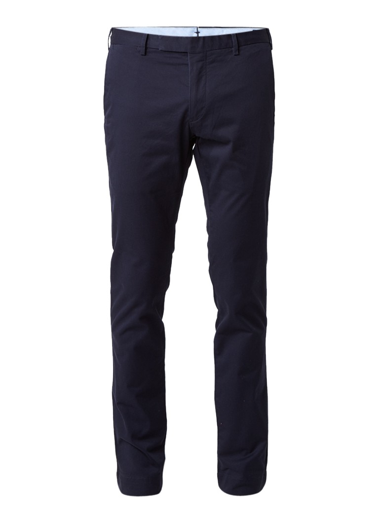 Calça chino Ralph Lauren Slim fit em sarja com elastano