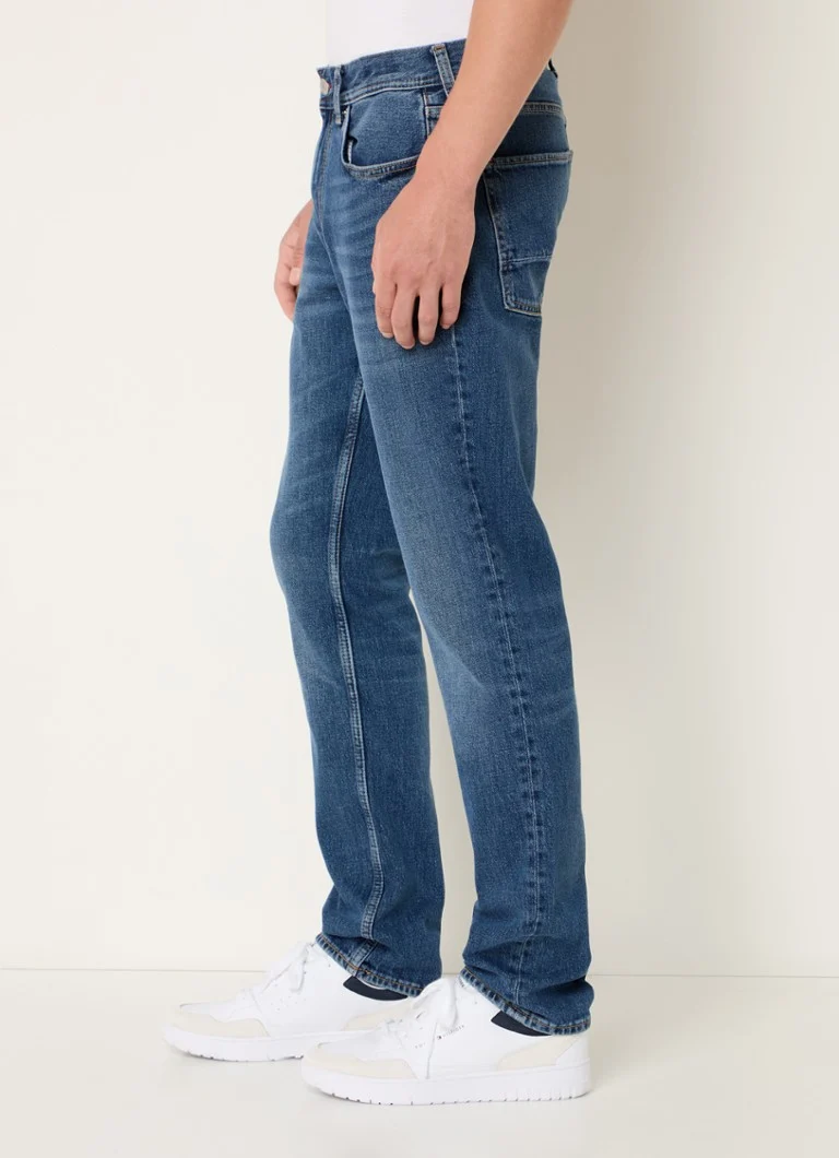 Jeansy Tommy Hilfiger Denton z prostą nogawką, średnie wyblaknięcie