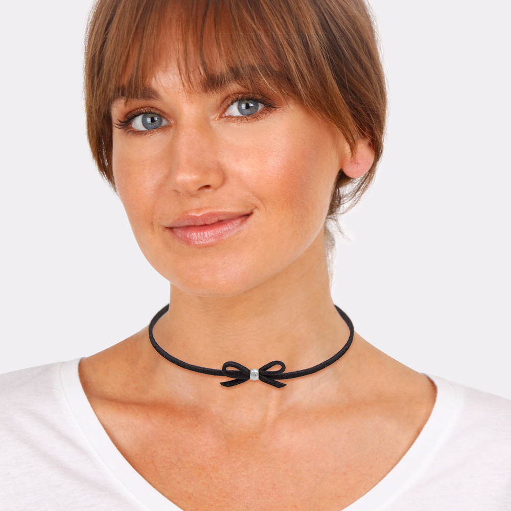 Elli Elli Collier Choker et Boucle Blogger Trend Festival Collier Femme - (925/1000) A Bijoux
