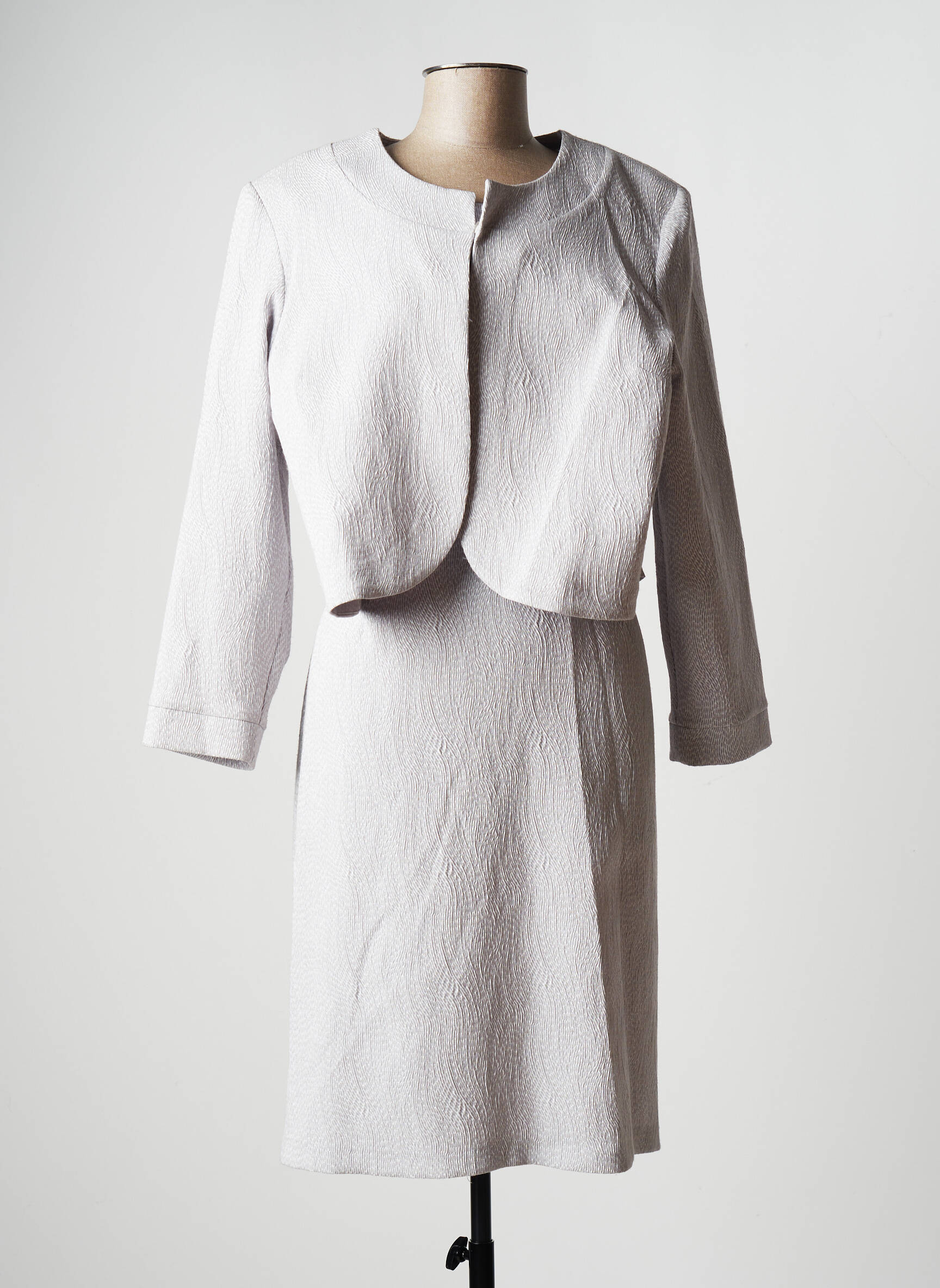 Parisiennes Ensembles Robe Femme couleur gris
