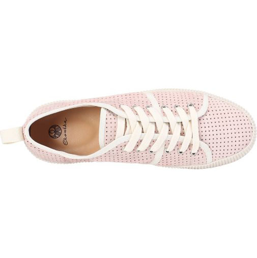 ekonika Sneaker aus perforiertem Veloursleder