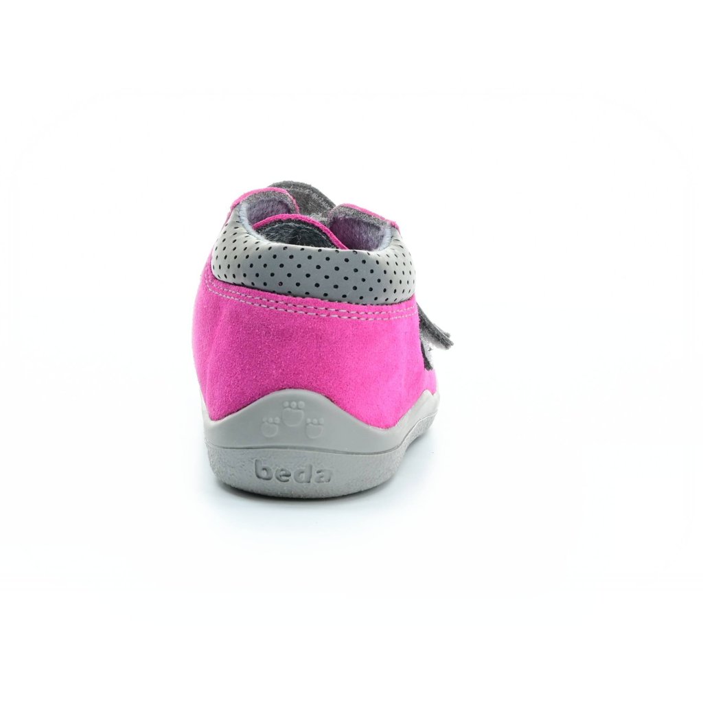 Beda Rebecca mit Membran 20 (BF 0001/W/M/FW) dunkelrosa Barfuß-Stiefeletten