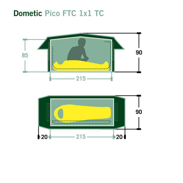 PICO FTC 1X1 TC - Kuppelzelt