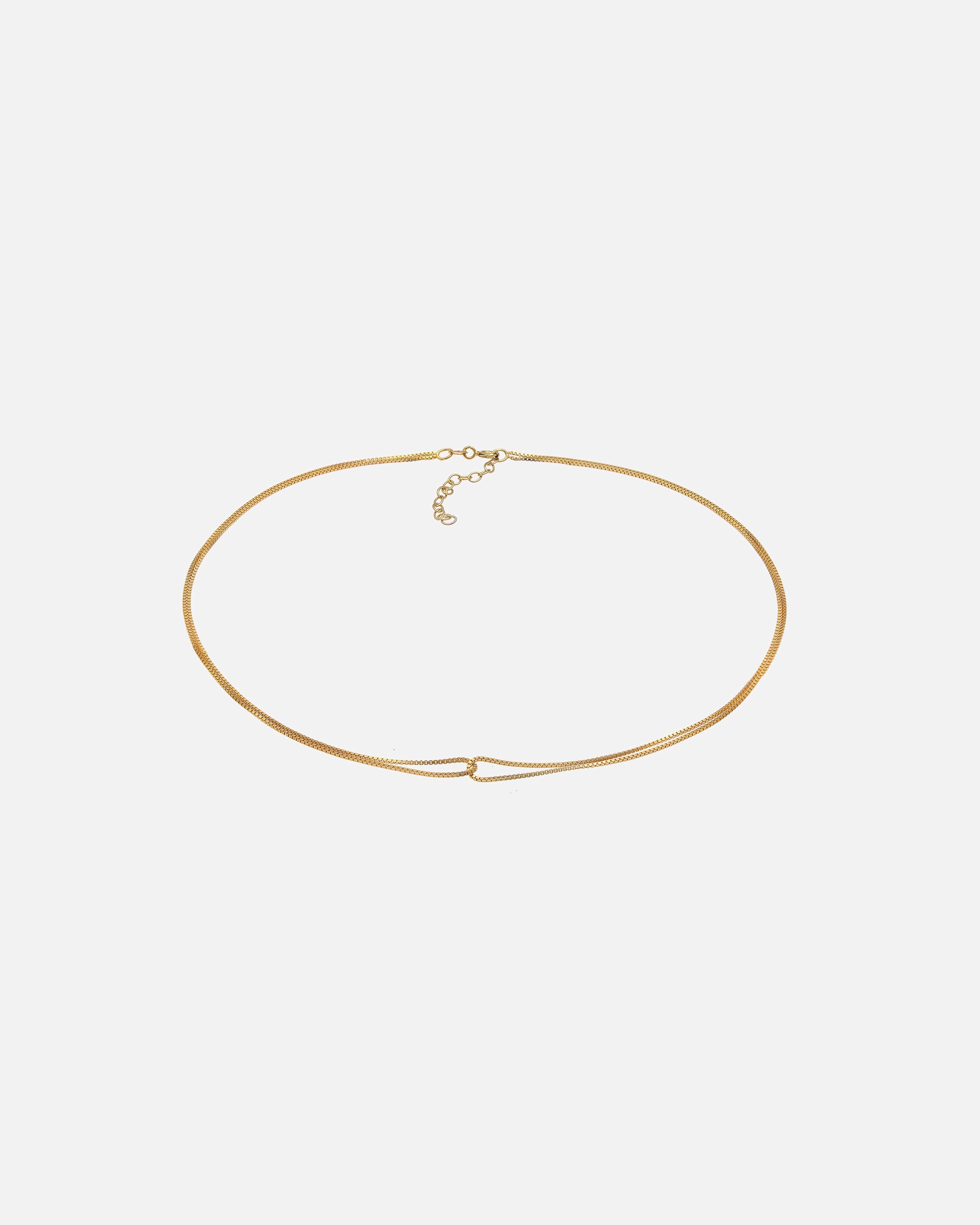 Collana girocollo veneziana da donna Elli con motivo a infinito intrecciato in argento sterling 925