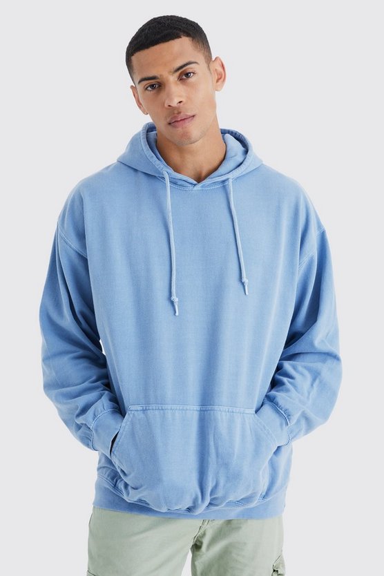 Oversize Hoodie mit Totenkopf-Print