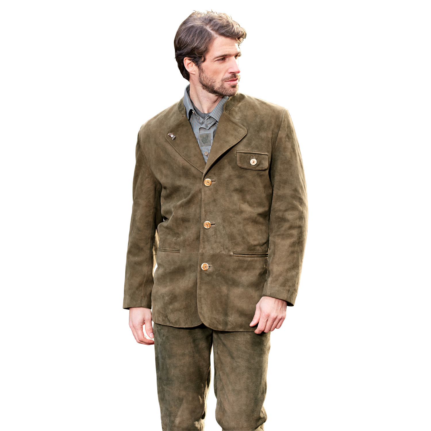 il Lago Prestige Herren Lederblazer Isar