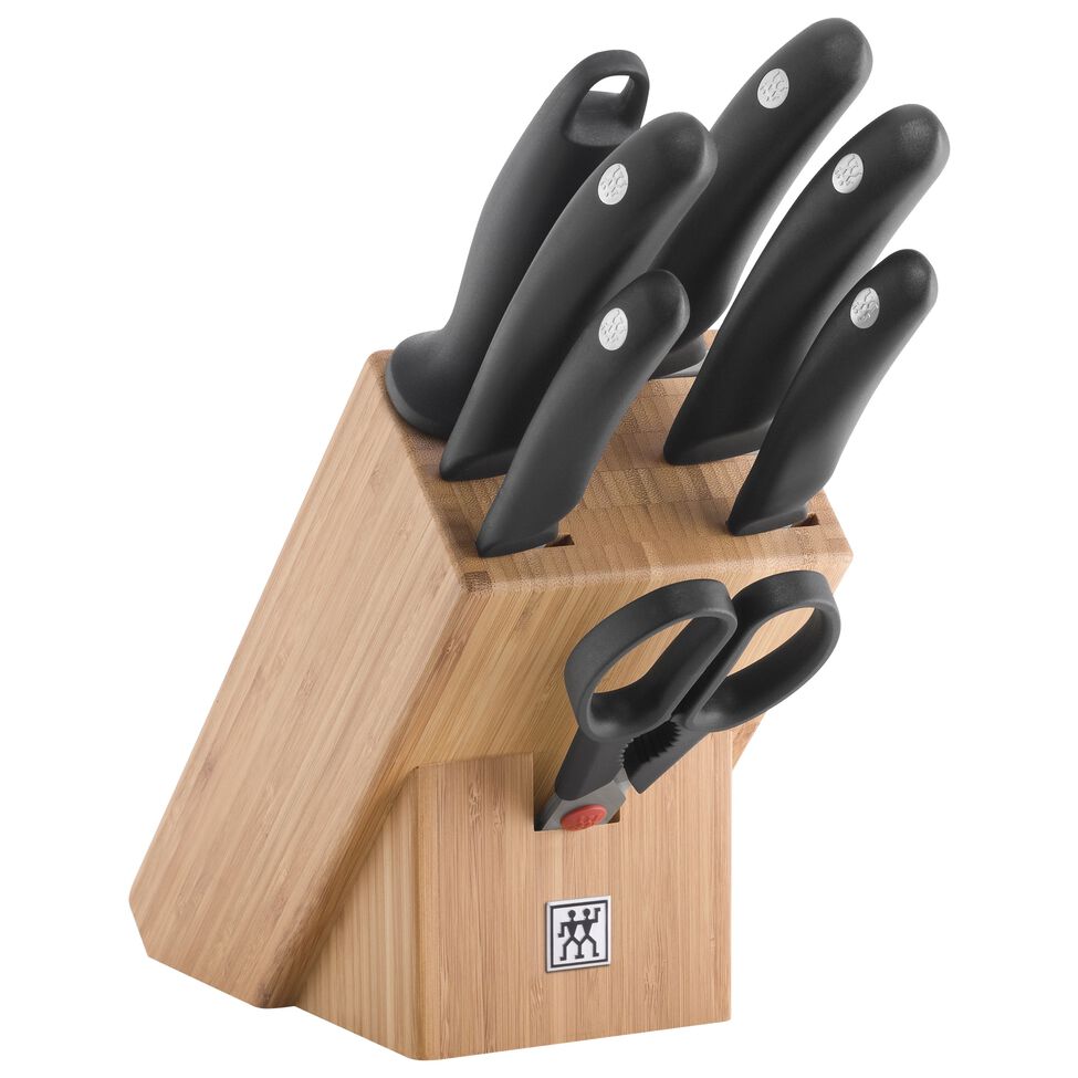 Messerblockset 8-tlg, Natur