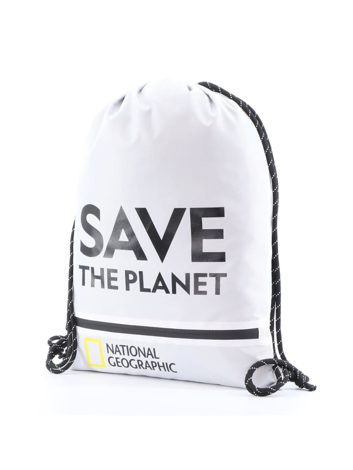 National Geographic Turnbeutel Saturn in Weiß günstig kaufen onesize