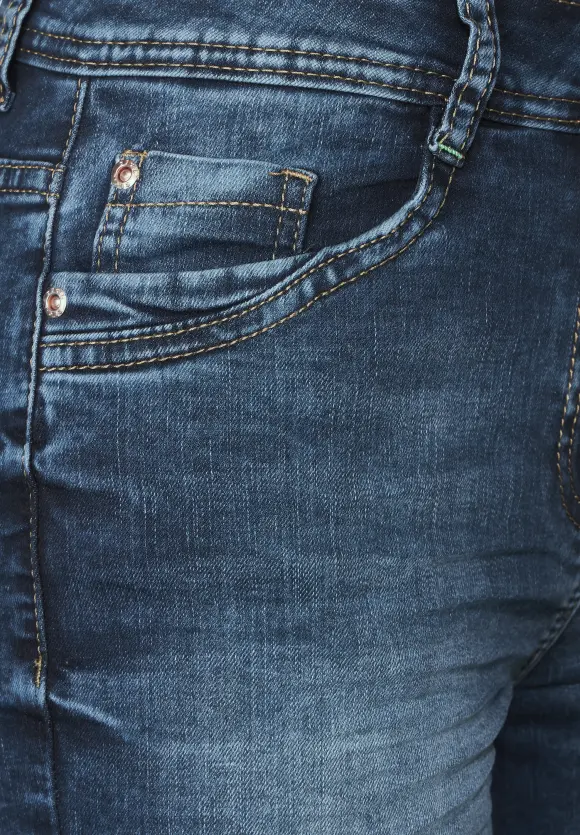 CECIL Slim Fit Jeansshorts