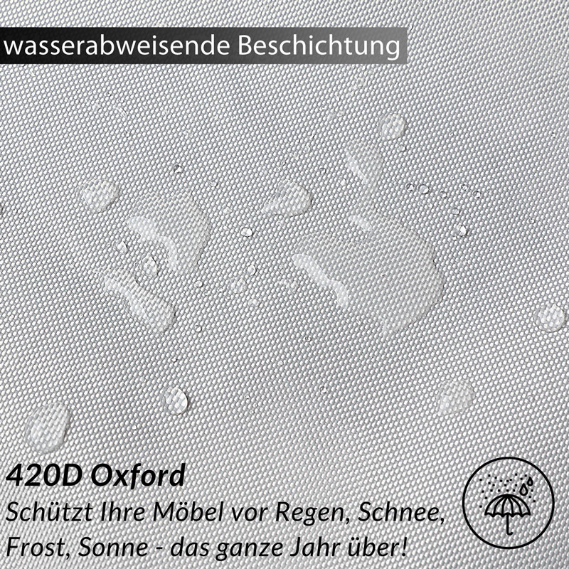 Casaria Kingsleeve Abdeckung Oxford -Garten Set 8 1