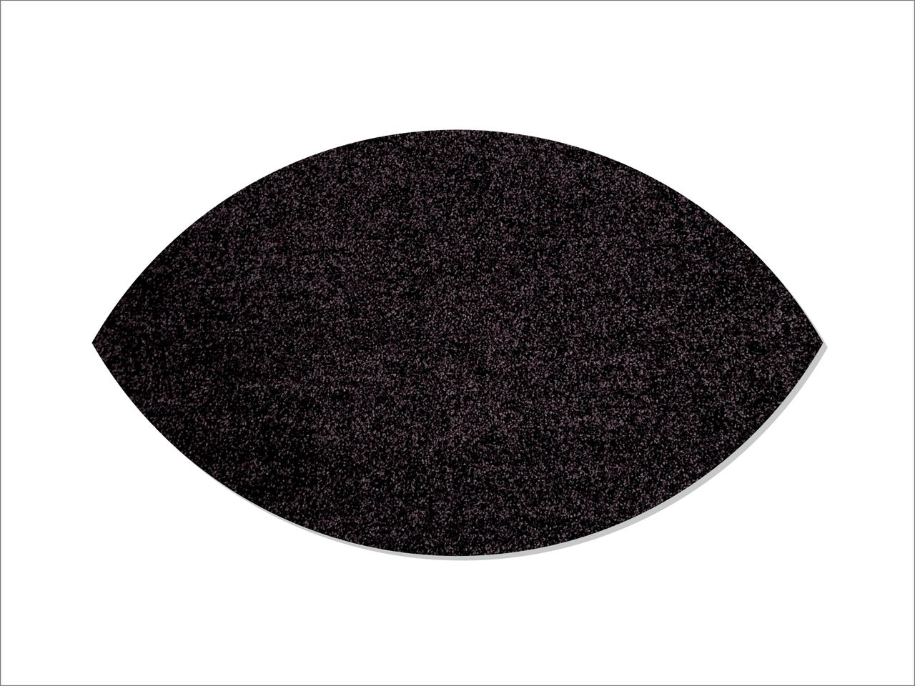 Keilbach Designprodukte Keilbach Schuhabstreifer, 145 x 85 cm, schwarz