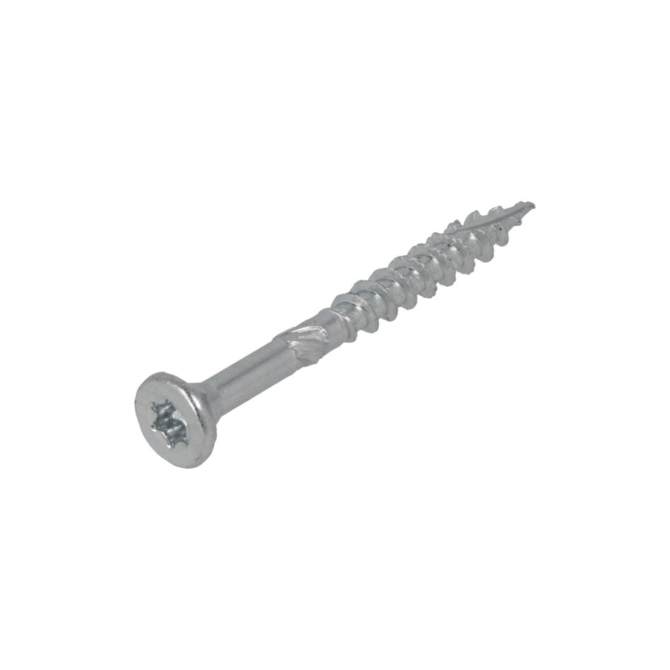 Proftec 5206.01.33801 Spanplattenschrauben Frontpackung + Schneidspitze TX-20 (+Bit) 4,5 x 45/30 mm – 200 Stück