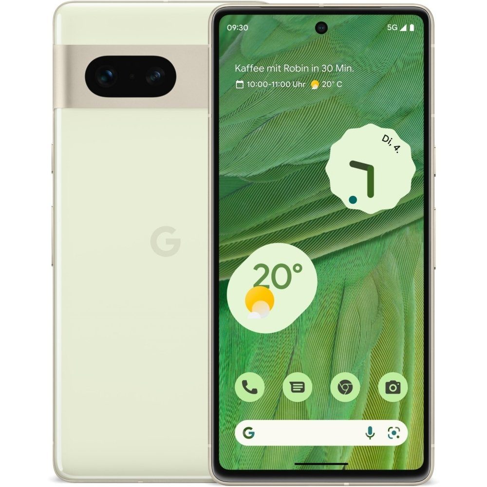 Google Pixel 7 5G 256 GB / 8 GB - Smartphone - lemongrass Smartphone (6,3 Zoll, 256 GB Speicherplatz)
