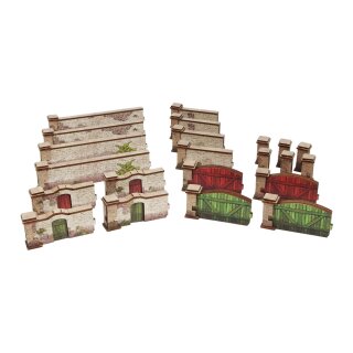 WW2 Normandy Stone Wall (PREPAINTED)