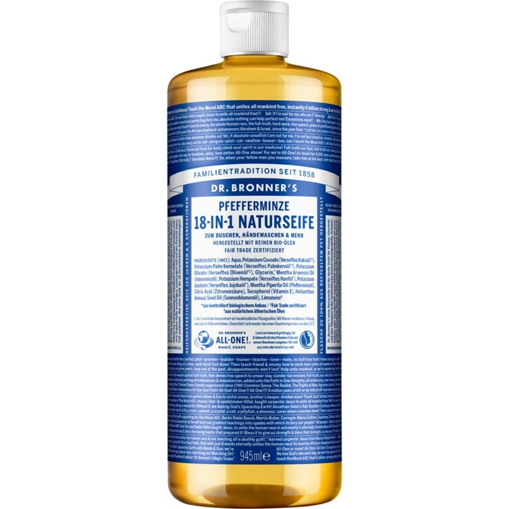 dr. bronners Peppermint 18-in-1 Natural Soap soin du corps