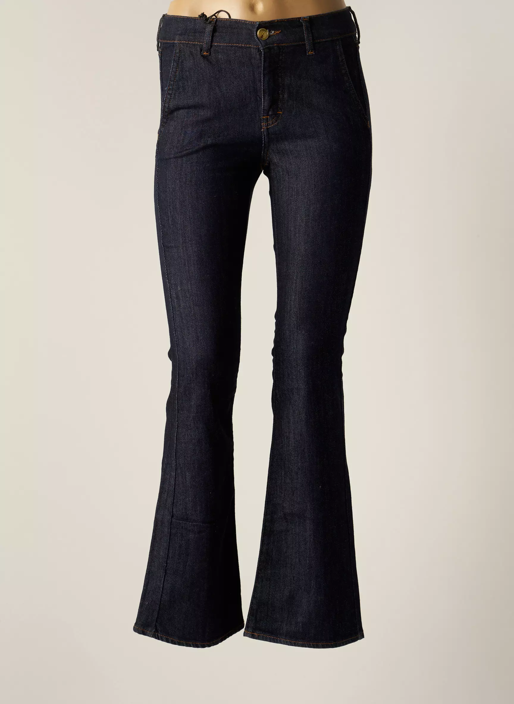Happy Jeans Bootcut Femme couleur bleu